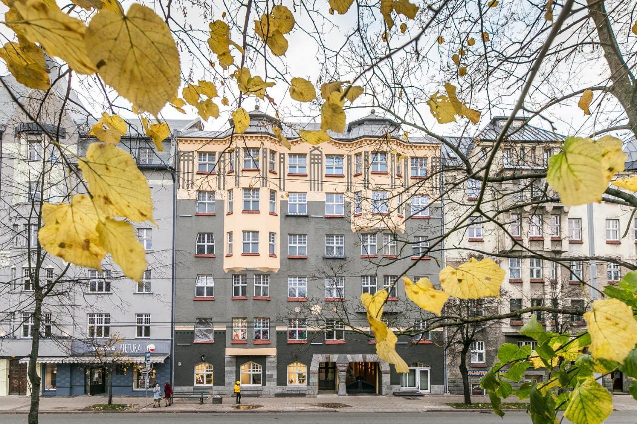 Cozy Flat. Art Nouveau Building, Near The City Center 里加 外观 照片